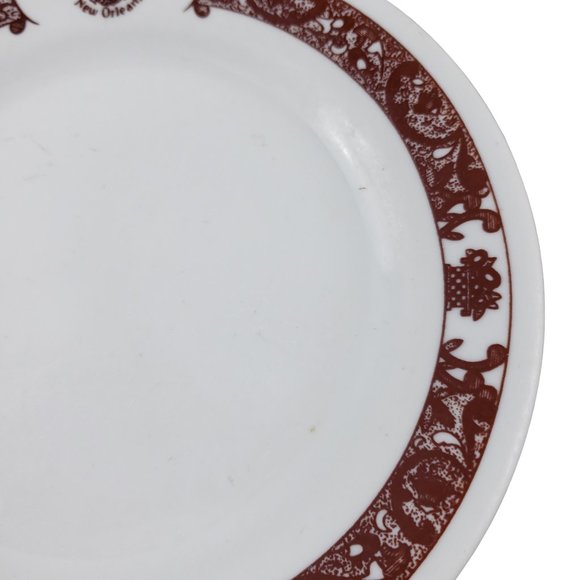 The Roosevelt Hotel Bread Plate Shenango China Vintage New Orleans USA - Picture 5 of 10